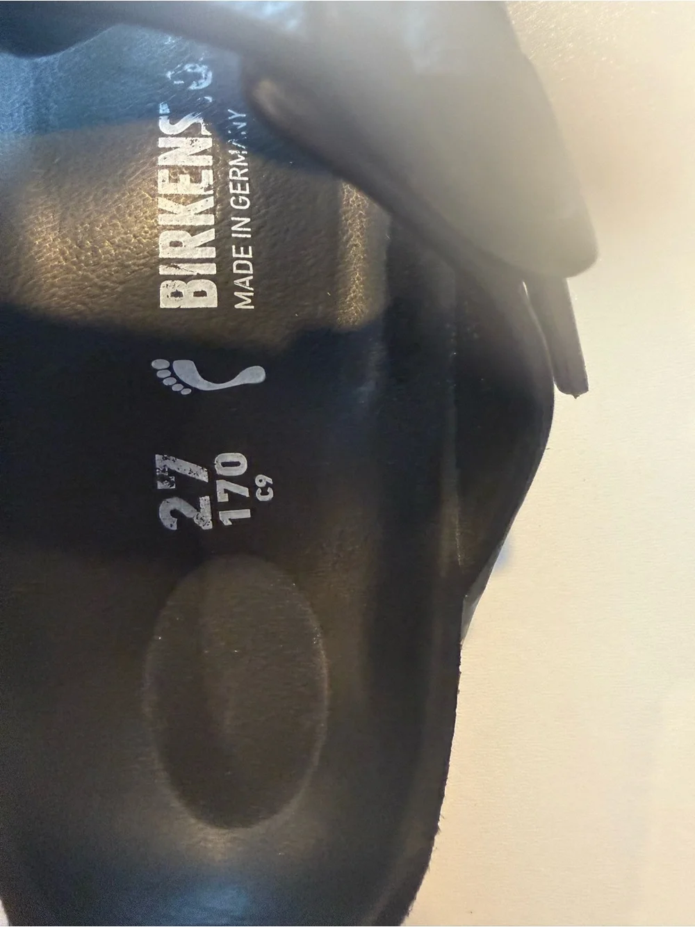 Birkenstock Kids Black Two-Strap EVA Sandals